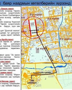 Наадмын хөтөлбөрийн дагуу түр хаагдах замын мэдээлэл