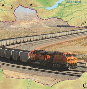 Хятад, Оросын төмөр зам Монголыг орхин 