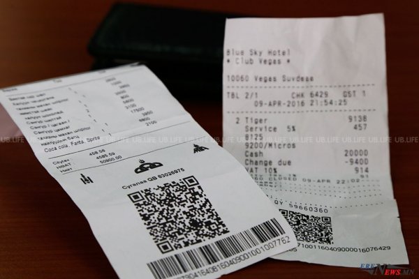 НӨАТ-ын буцаан олголтын баримт 8000 ургаа модны үнэтэй