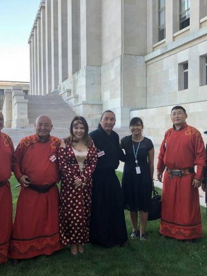 МУГЖ ПОП ДИВА ДУУЧИН Ж.АЛТАНЦЭЦЭГ НҮБ-ЫН УУЛЗАЛТАД ЭХ ОРНОО ТӨЛӨӨЛӨН ОРОЛЦЖЭЭ