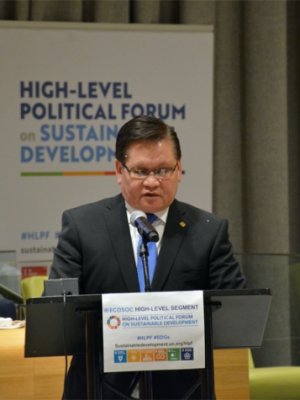 Шадар сайд Ө.Энхтүвшин НҮБ-ын улс төрийн өндөр түвшний уулзалтад оролцож байна