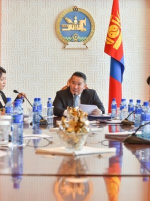 Ерөнхийлөгч Х.Баттулга хүүхэд хамгааллын асуудлаар төрийн байгууллагын удирдлагуудтай уулзаж, ярилцав