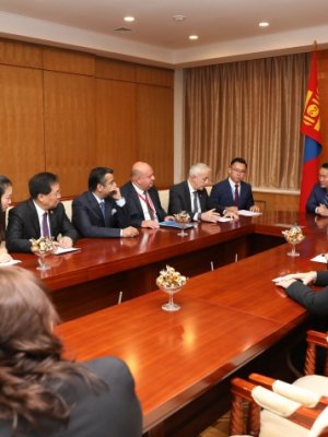 Ерөнхийлөгч Х.Баттулга Ази, Номхон далайн бүс нутгийн Худалдаа аж үйлдвэрийн танхимуудын холбооны ерөнхийлөгч Ж.Инайшвилиг хүлээн авч уулзлаа