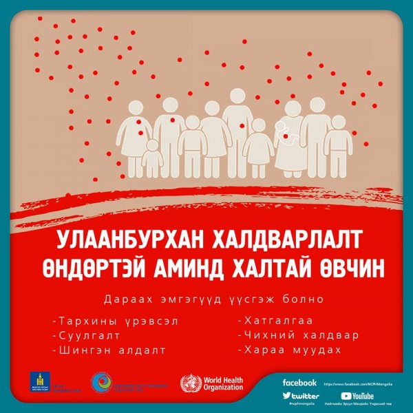Улаанбурхан өвчний талаарх тандалт судалгааг эхлүүлжээ