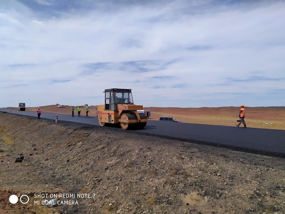 Тавантолгой – Гашуун сухайт чиглэлийн зам засвар, шинэчлэлийн ажлууд дуусчээ