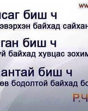 СОНИН ХАЧИН ТАНИН МЭДЭХҮЙН ЖИРГЭЭНҮҮД