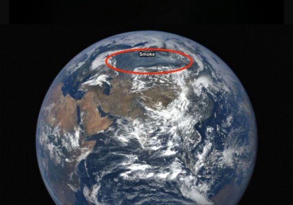 Сибирийн ой хөвч шатаж, Монгол улс утаан мананд бүрхэгдлээ