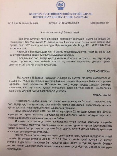 Тагнуулч Б.Хурц хаана амьдардаг вэ?